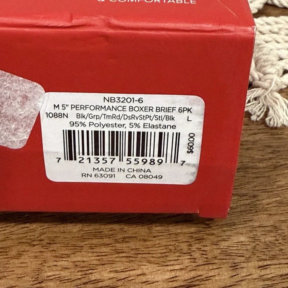 New Balance 6 Pack Performance Premium 5